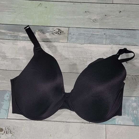 Vanishing Black Full Coverage Soma Bra 34DD - Picture 1 of 4